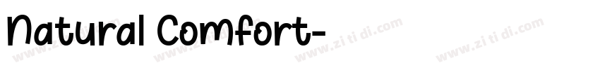 Natural Comfort字体转换